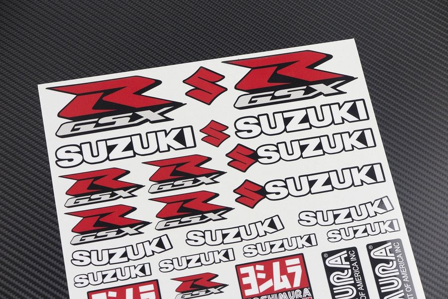 Suzuki Gsx R Yoshimura Universal Logo Decals Kit Moto Sticker