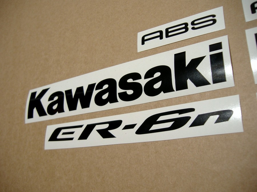 Kawasaki (650) 2009 decals set - silver version -