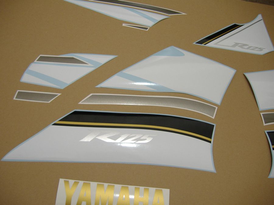 YZF-R125 2009 full decals stickers graphics set kit motorcycle adesivi наклейки 
