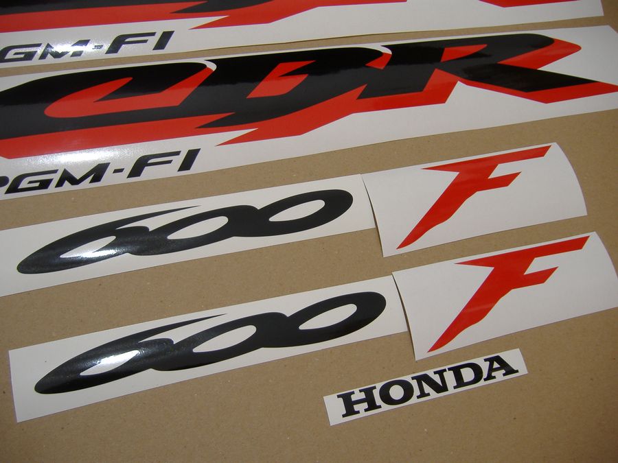 Honda CBR 600 F BJ 1999-10 Kettenschutz Logo silber