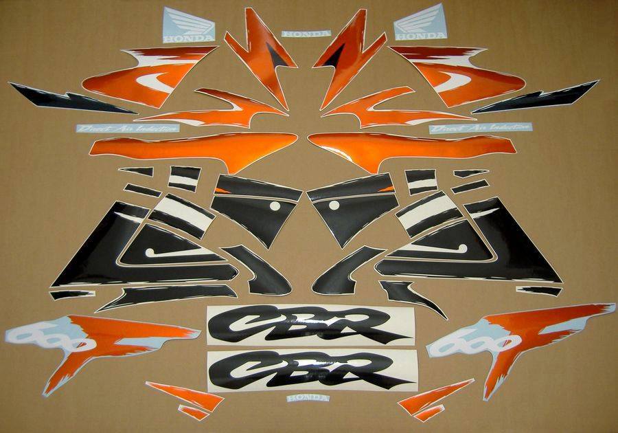 cbr 600 f3 1998 complete decals stickers graphics set kit autocollants 600f 98