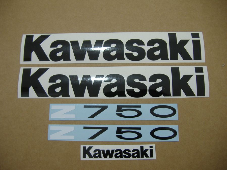Kawasaki Z 750 2011 set (full - green - Moto-Sticker.com