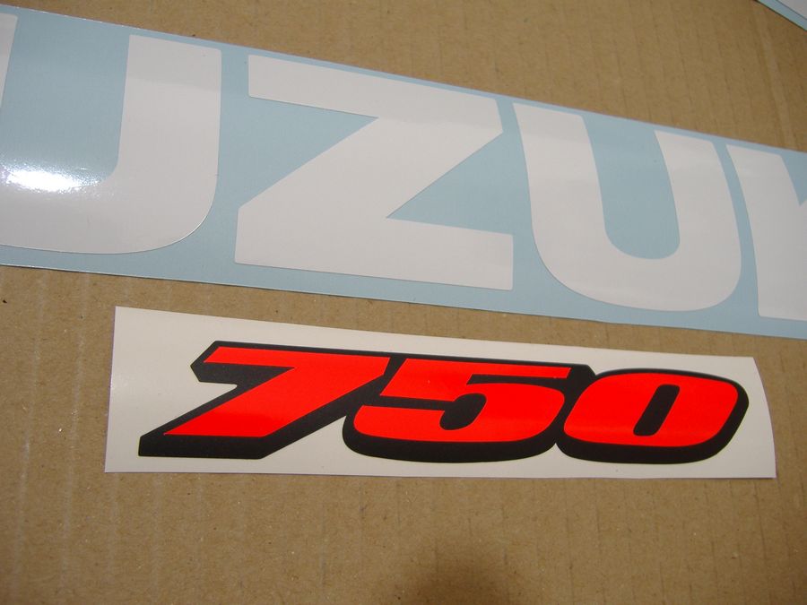 Adesivi Stickers kit LUCKY STRIKE sagomati SUZUKI GSX-R 750 K8 K9 L0 Decals