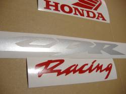 Honda 600RR 2006 black full decals kit