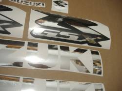 Suzuki GSXR 1000 2004 chrome complete sticker kit