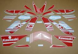 Kawasaki ZX10R 2016 red complete sticker kit