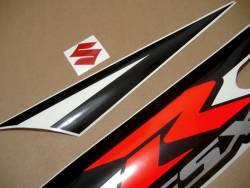 Suzuki GSXR 750 K4 K5 custom red graphics set