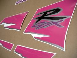 Suzuki GSXR 750 1994 silver pink full decals set