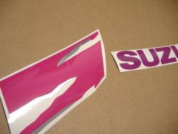 Suzuki GSXR 750 1994 1995 silver pink graphics