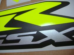 Suzuki GSX-R 1000 fluorescent yellow full decals set