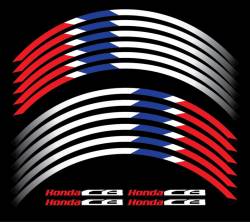 Honda CB650 CB750 wheel stripes set