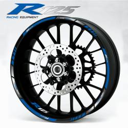 Yamaha R125 wheel stripes stickers