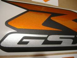 Suzuki GSX-R 750 2005 custom orange adhesives