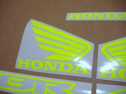 Honda CBR 250R fluo yellow complete sticker kit