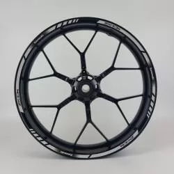Kawasaki ZX10R light reflective wheel stripes