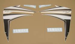 Yamaha R1 2007 RN19 blue labels graphics