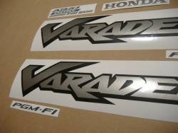 Honda XL 1000V 2006 grey full decals set