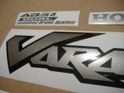 Honda XL 1000VA 2006 black stickers set