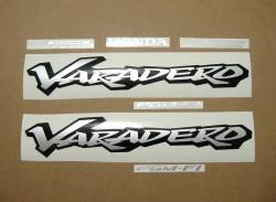 Honda Varadero 2002 blue complete decal kit