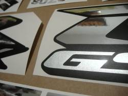 Suzuki GSXR 600 chrome complete decal set