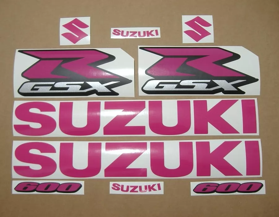 Suzuki GSX-R 600 pink complete graphics