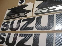 Suzuki GSXR 600 custom carbon fiber adhesives