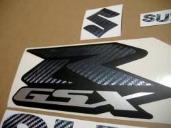 Suzuki GSX-R 600 carbon complete decals set