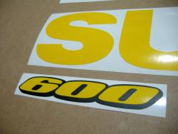 Suzuki GSXR 600 K3-K5 yellow stickers