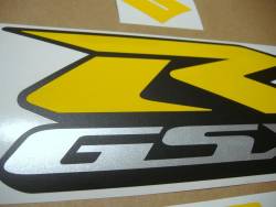 Suzuki GSX-R 600 yellow complete decals set