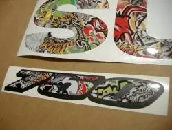 Suzuki GSX-R 750 stickerbomb graphics