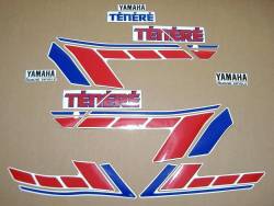 Yamaha Tenere XTZ 660 1992 white full decal set