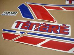 Yamaha Tenere XTZ 660 1991 1992 decals