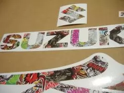 Suzuki Hayabusa 1300 skull custom full decals set