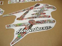 Suzuki Hayabusa 1300 stickerbomb custom decals