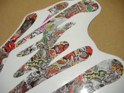 Suzuki Hayabusa 1300 graffiti custom decals set