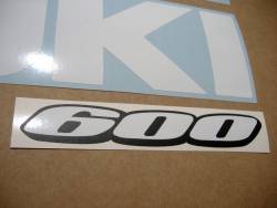Suzuki Gixxer 600 white custom stickers
