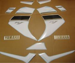 Yamaha R1 2008 4c8 blue full decals kit