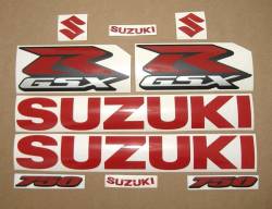 Suzuki GSX-R 750 red graphics