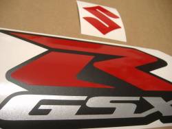 Suzuki GSXR 600 red decals srad