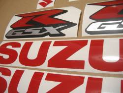 Suzuki GSXR 600 red adhesives srad