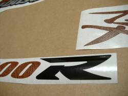 Suzuki Hayabusa mk1 brown leather look decal set