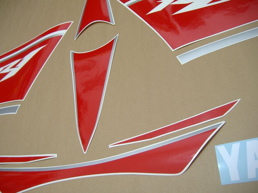  Yamaha  YZF R1 2008 RN19 4c8 2007 decals set white red  