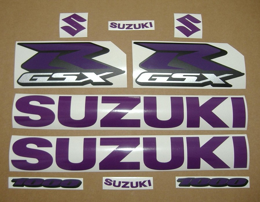 Suzuki GSXR 1000 purple special decals 