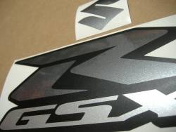 Suzuki GSXR 750 graphite grey customized adhesives