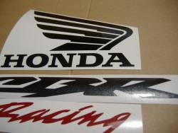 Honda CBR 600RR 2006 silver logo graphics
