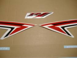 Yamaha YZF R1 2009 RN22 red decal set