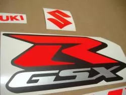 Suzuki GSX-R 1000 neon red custom stickers