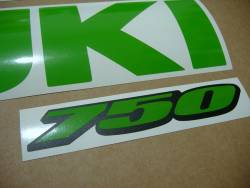 Suzuki Gixxer 750 lime green customized stickers