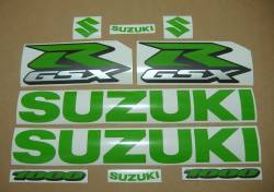 Suzuki GSXR 1000 lime poison green graphics