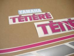 Yamaha Tenere XTZ 660 1991 blue decals kit